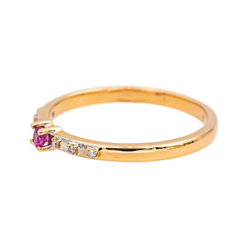 Bague 53 Mauboussin Capsule d’émotion - Bague en or jaune avec rubis et diamants 58 Facettes 4851465CN