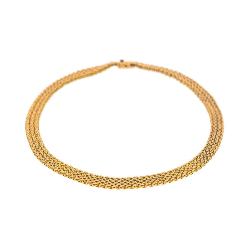 Collier Collier en or rose 18 carats 58 Facettes 4856983CN
