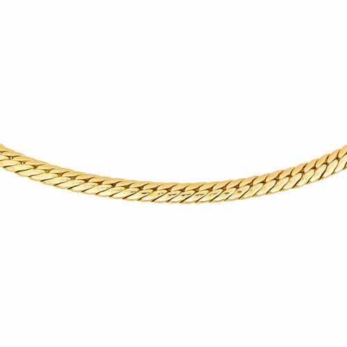 Collier Collier maille anglaise en or jaune 18 carats 58 Facettes 4858830CN