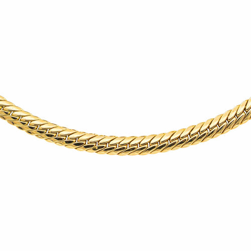 Collier Collier maille anglaise en or jaune 18 carats 58 Facettes 4858830CN