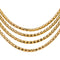 Collier Collier en or rose 18 carats 58 Facettes 4860176CN