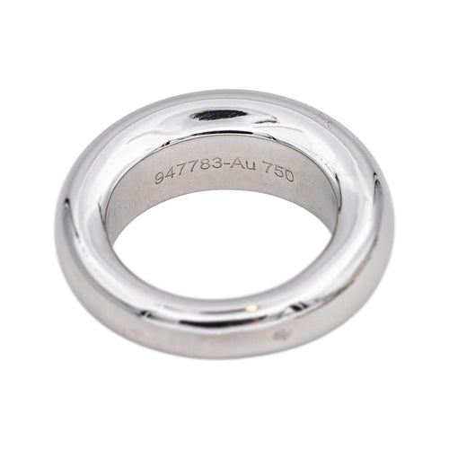 Bague 50 Chaumet - Bague jonc en or blanc 18 carats 58 Facettes 4864984CN