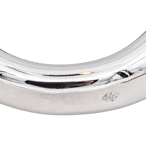 Bague 50 Chaumet - Bague jonc en or blanc 18 carats 58 Facettes 4864984CN