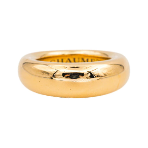 Bague 49 Chaumet - Bague jonc en or jaune 18 carats 58 Facettes 4864985CN