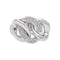 Bague 53 Bague en or blanc 18 carats sertie de diamants 58 Facettes 4867492RV