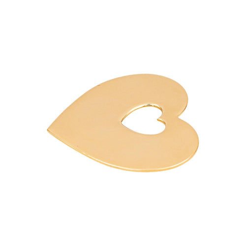 Pendentif Poiray Cœur Secret - Pendentif cœur en or blanc 58 Facettes 4869765CN