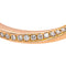 Bague 49 Bague demi-alliance en or rose 18 carats et diamants 58 Facettes 4878365CN