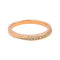 Bague 49 Bague demi-alliance en or rose 18 carats et diamants 58 Facettes 4878365CN