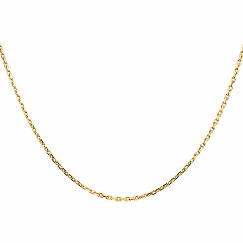 Collier Collier chaîne maille forçat en or jaune 18 carats 58 Facettes 4878393CN