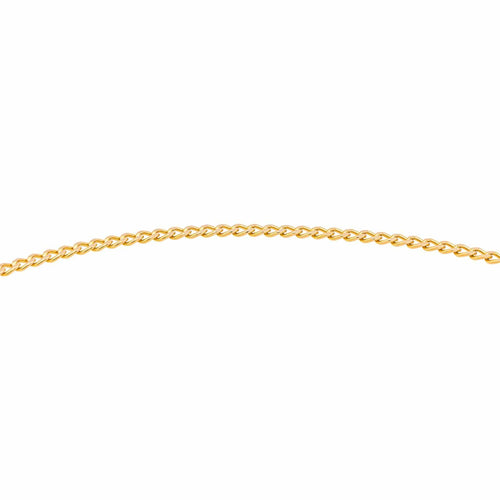 Collier Collier chaîne maille gourmette en or rose 18 carats 58 Facettes 4878939CN
