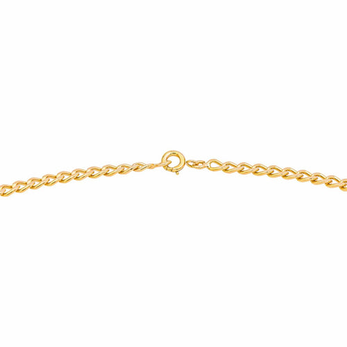 Collier Collier chaîne maille gourmette en or rose 18 carats 58 Facettes 4878939CN