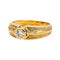 Bague 55 Bague solitaire en or jaune 18 carats avec diamant taille brillant 58 Facettes 4890728CN