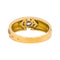 Bague 55 Bague solitaire en or jaune 18 carats avec diamant taille brillant 58 Facettes 4890728CN