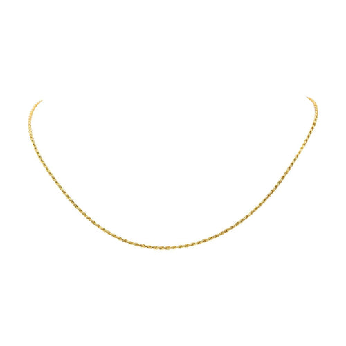 Collier Collier maille torsadée en or jaune 18 carats 58 Facettes 4890748CN