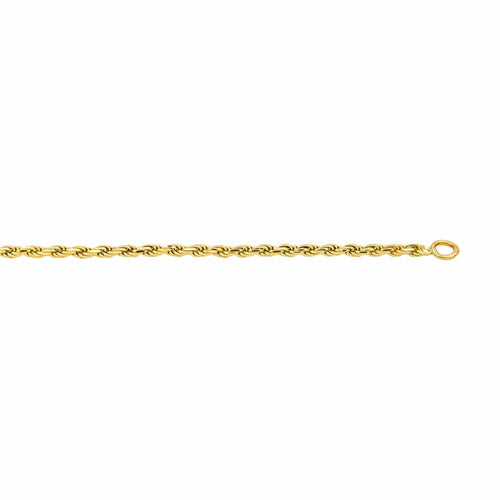 Collier Collier maille torsadée en or jaune 18 carats 58 Facettes 4890748CN