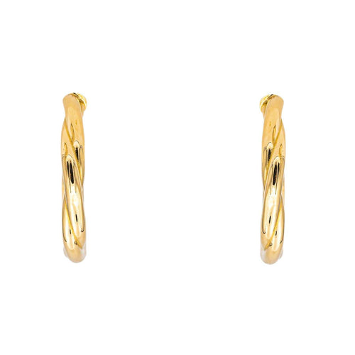 Boucles d'oreilles Créoles - Boucles d’oreilles en or jaune 18 carats 58 Facettes 4890807CN