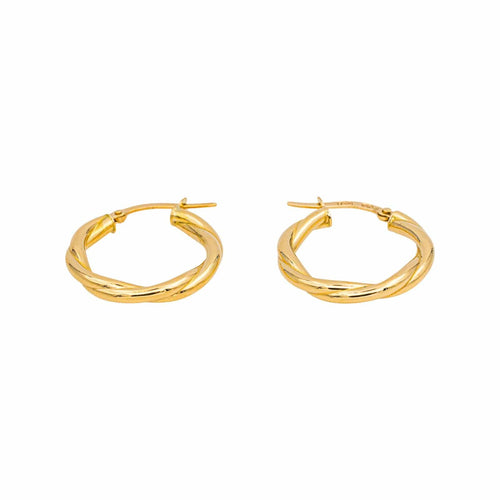 Boucles d'oreilles Créoles - Boucles d’oreilles en or jaune 18 carats 58 Facettes 4890807CN