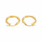 Boucles d'oreilles Créoles - Boucles d’oreilles en or jaune 18 carats 58 Facettes 4890807CN
