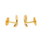 Boucles d'oreilles Boucles d’oreilles puces en or jaune 18 carats et diamants 58 Facettes 4890808CN
