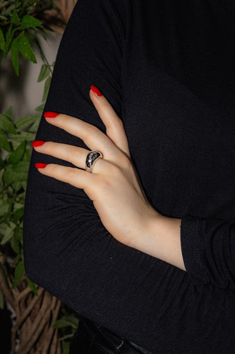 Bague 53 Fred Mouvementée - Bague en or blanc 18 carats et diamants 58 Facettes 4893167CN