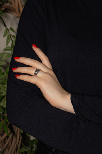 Bague 48 Cartier Trinity - Bague en or blanc 18 carats 58 Facettes 4897936RV