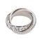 Bague 48 Cartier Trinity - Bague en or blanc 18 carats 58 Facettes 4897936RV