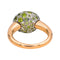 Bague 56 Pomellato Tabou - Bague en or rose et argent avec péridots 58 Facettes 4909527CN