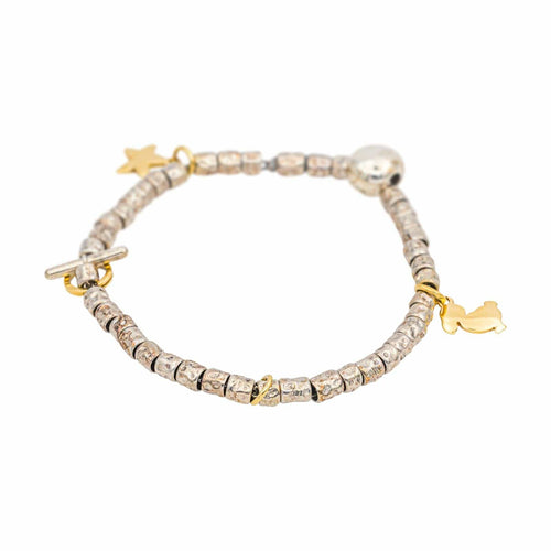 Bracelet Dodo Pomellato - Bracelet en argent 925 et or jaune 18 carats 58 Facettes 4911329RV