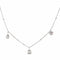 Collier Messika My Twin Trio - Collier en or blanc 18 carats et diamants 58 Facettes 4914822RV
