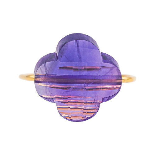 Bague 50 Morganne Bello Friandise - Bague en or jaune 18 carats avec améthyste 58 Facettes 4915168RV