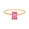 Bague 51 Ginette NY - Bague Mini Cocktail en or rose et topaze rose 58 Facettes 4915170RV
