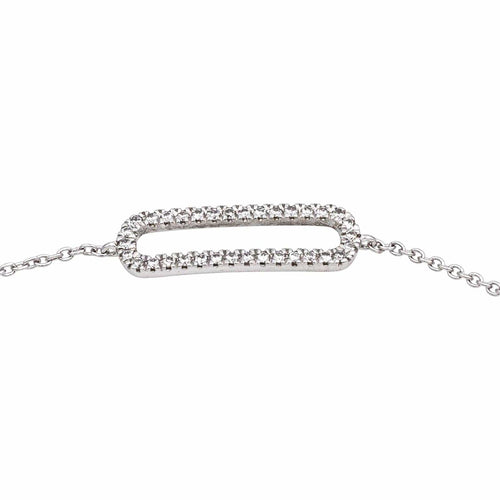 Bracelet Bracelet en or blanc 18 carats serti de diamants 58 Facettes 4916766RV