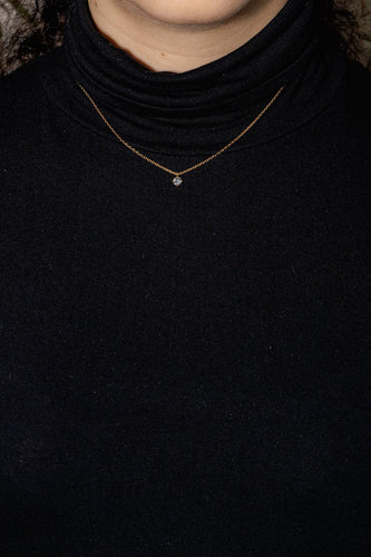 Collier Collier pendentif en or jaune 18 carats avec diamant 58 Facettes 4917523RV