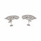 Boucles d'oreilles Boucles d’oreilles en or blanc 18 carats et platine, diamants 58 Facettes 4932002CN