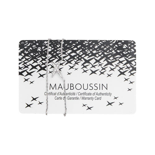 Collier Mauboussin French Valentine - Collier en or blanc et diamants 58 Facettes 4933562RV