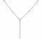 Collier Messika Collier Gatsby Or blanc Diamant 58 Facettes 4933850RV