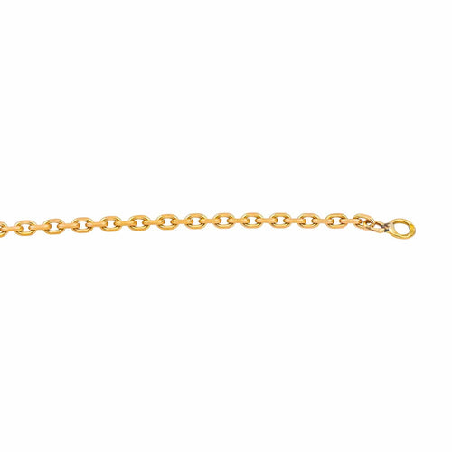 Collier Collier maille forçat en or rose 18 carats 58 Facettes 4935883RV