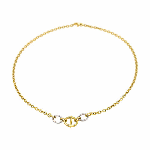 Collier Cartier Collier Etrier Or jaune, Or blanc 58 Facettes 4936102CN