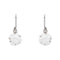 Boucles d'oreilles Chanel Camélia - Boucles d’oreilles dormeuses en or blanc, agates et diamants 58 Facettes 4944033RV
