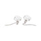 Boucles d'oreilles Chanel Camélia - Boucles d’oreilles dormeuses en or blanc, agates et diamants 58 Facettes 4944033RV