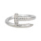 Bague 52 Cartier Juste un Clou - Bague en or blanc 18 carats et diamants 58 Facettes 4944090RV