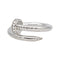 Bague 52 Cartier Juste un Clou - Bague en or blanc 18 carats et diamants 58 Facettes 4944090RV
