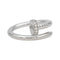 Bague 52 Cartier Juste un Clou - Bague en or blanc 18 carats et diamants 58 Facettes 4944090RV