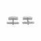 Boutons de manchette Bachet Gentleman - Boutons de manchette en or blanc et diamants 58 Facettes 4948730CN