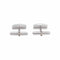 Boutons de manchette Bachet Gentleman - Boutons de manchette en or blanc et diamants 58 Facettes 4948730CN