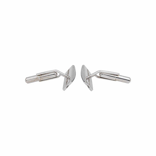 Boutons de manchette Bachet Gentleman - Boutons de manchette en or blanc et diamants 58 Facettes 4948730CN