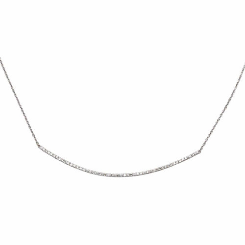 Collier Collier Or blanc Diamant 58 Facettes 4951640CN