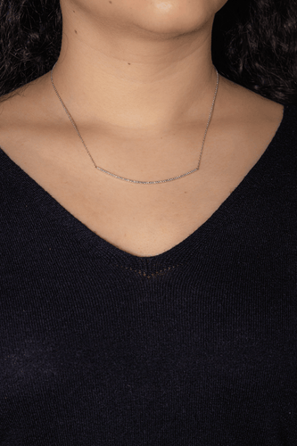 Collier Collier Or blanc Diamant 58 Facettes 4951640CN