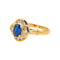 Bague 51 Bague Or jaune Saphir, Diamant 58 Facettes 4951649CN