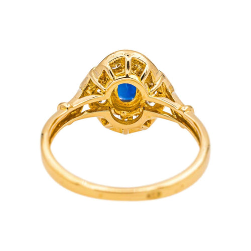 Bague 51 Bague Or jaune Saphir, Diamant 58 Facettes 4951649CN